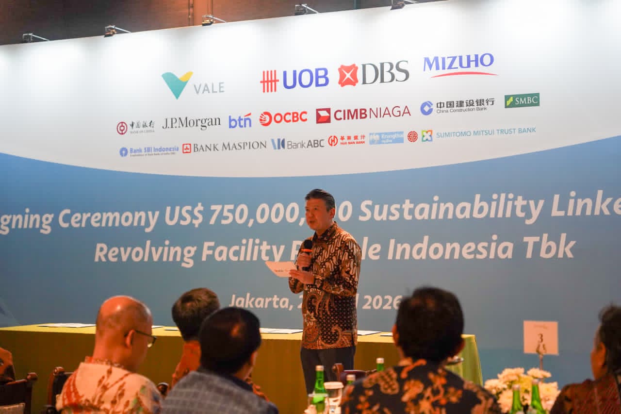 PT Vale Tembus Pasar Pinjaman Global, Peroleh Dana ESG Hingga US$750 Juta