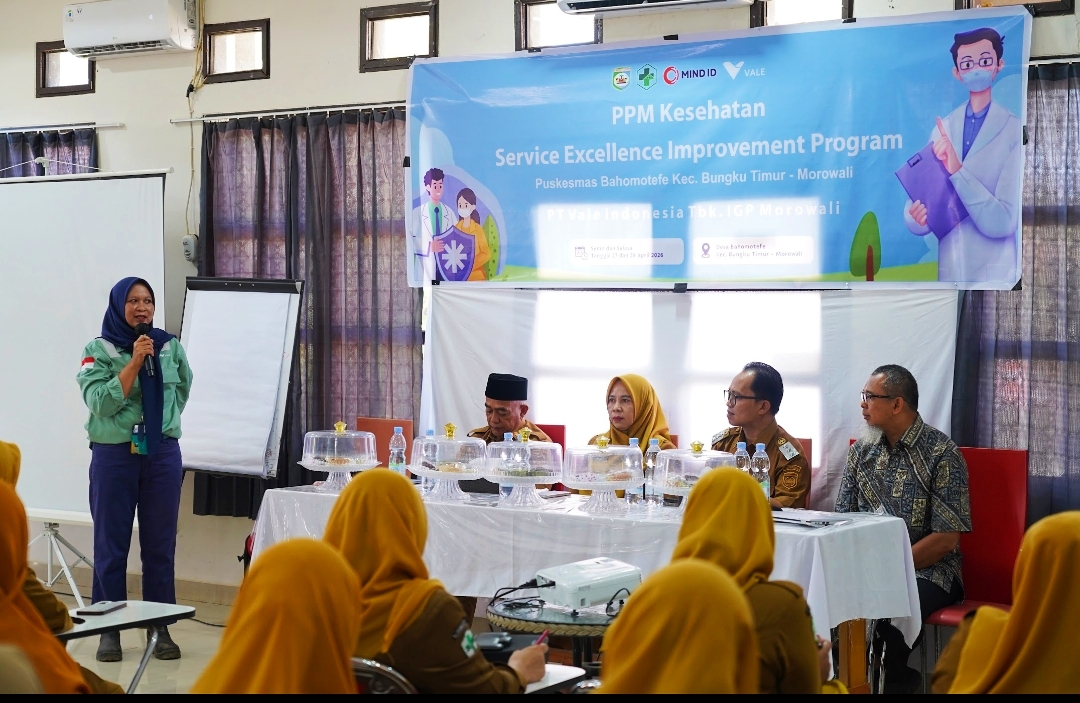 PT Vale Dorong Peningkatan Mutu Layanan Kesehatan Masyarakat Morowali, Melalui Service Excellence Improvement Program