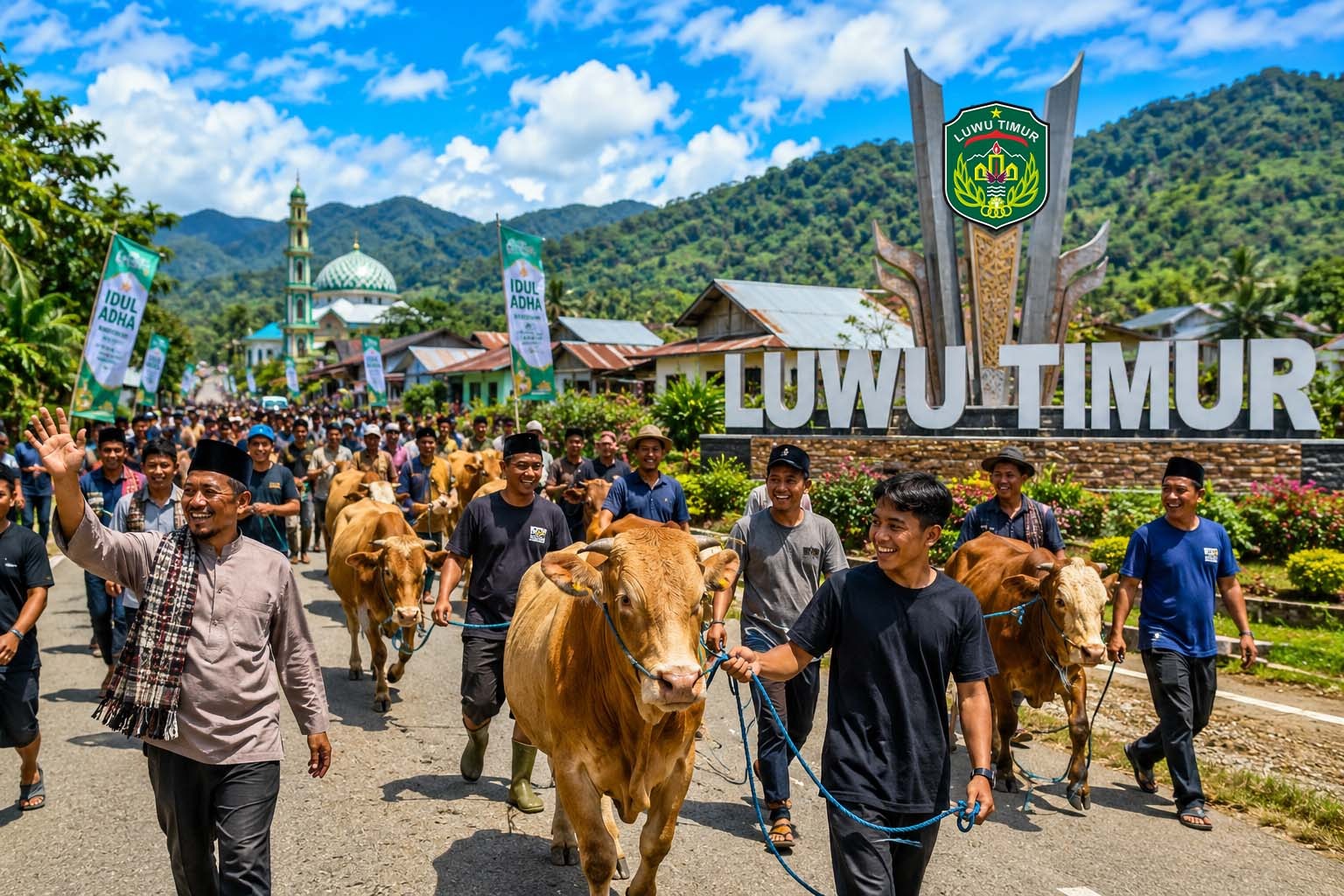 Idul Adha 1447 H, Hewan Qurban di Luwu Timur Capai 2.206 Ekor