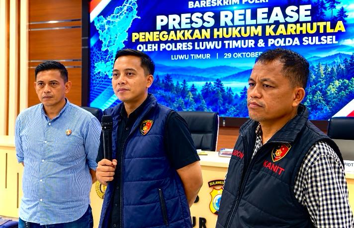 Sebabkan Karhutla 4,87 Hektare di Towuti, Polres Luwu Timur Tetapkan Satu Tersangka