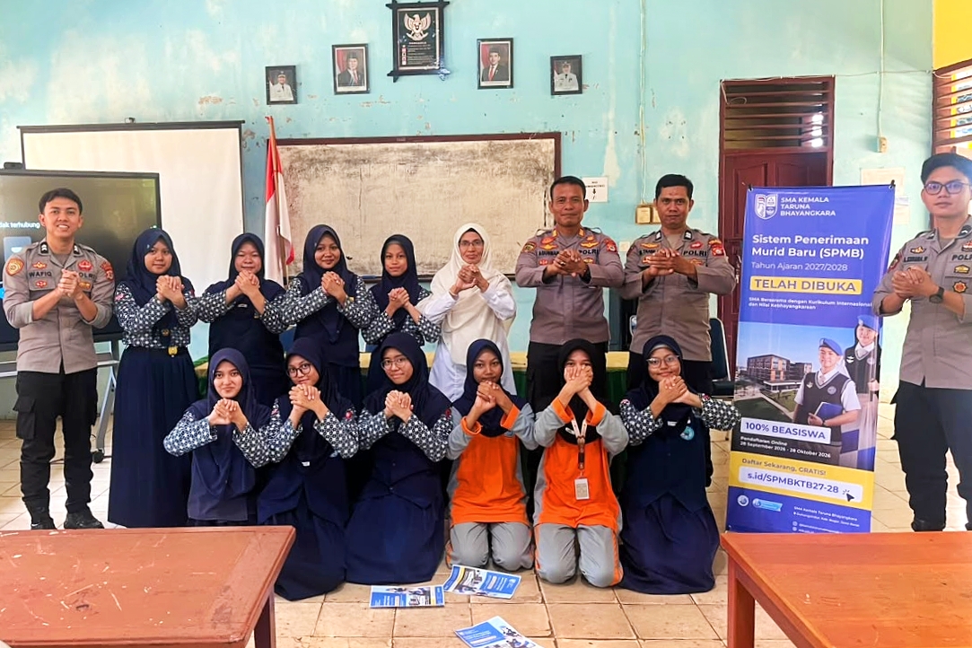 Polres Luwu Timur Fasilitasi Pelajar Berprestasi, 4 Siswa Dapat Jalur Undangan SMA Taruna