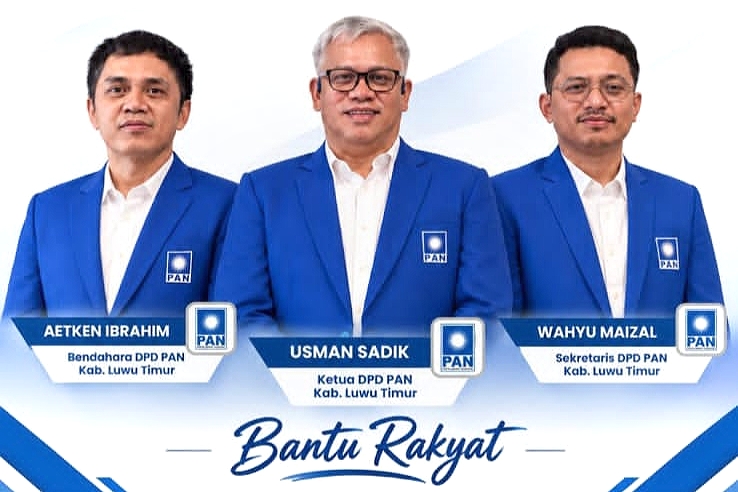 PAN Luwu Timur Susun Kekuatan Baru, Usman Sadik Target Tambah Kursi hingga ke DPRD Sulsel
