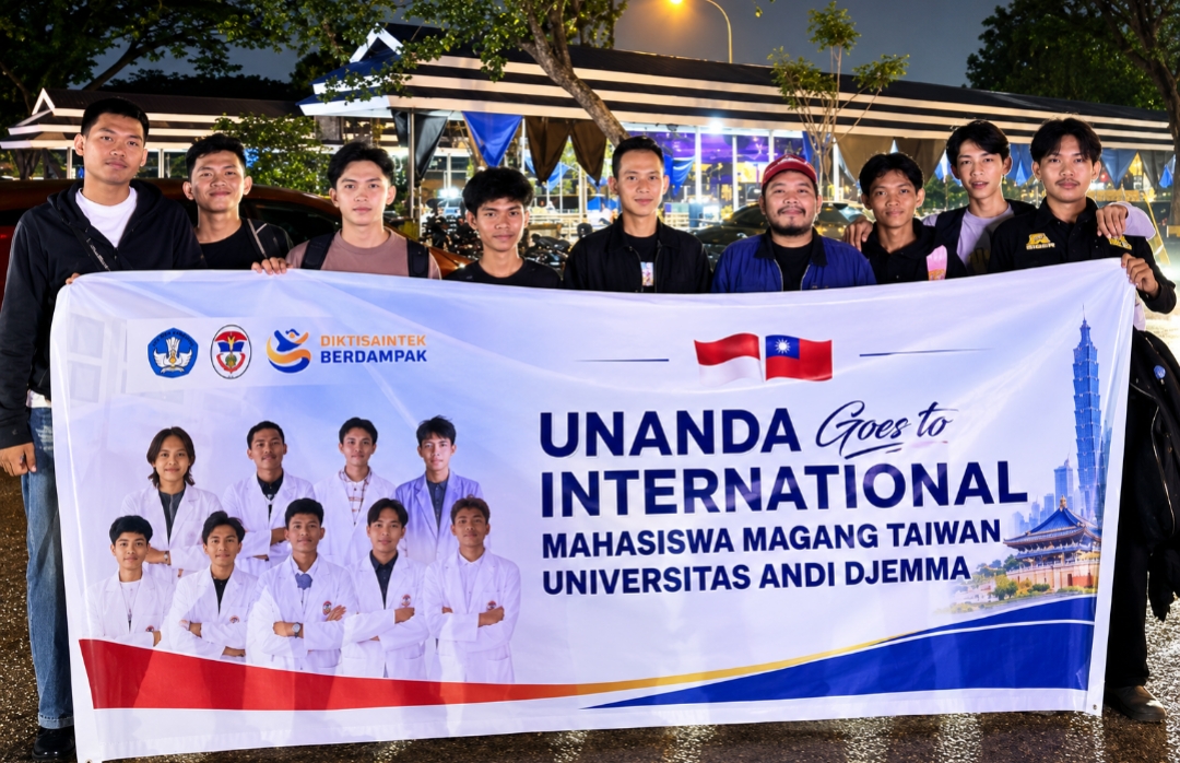 Tak Sekadar Kuliah, 9 Mahasiswa Unanda Palopo Jajal Dunia Industri di Taiwan